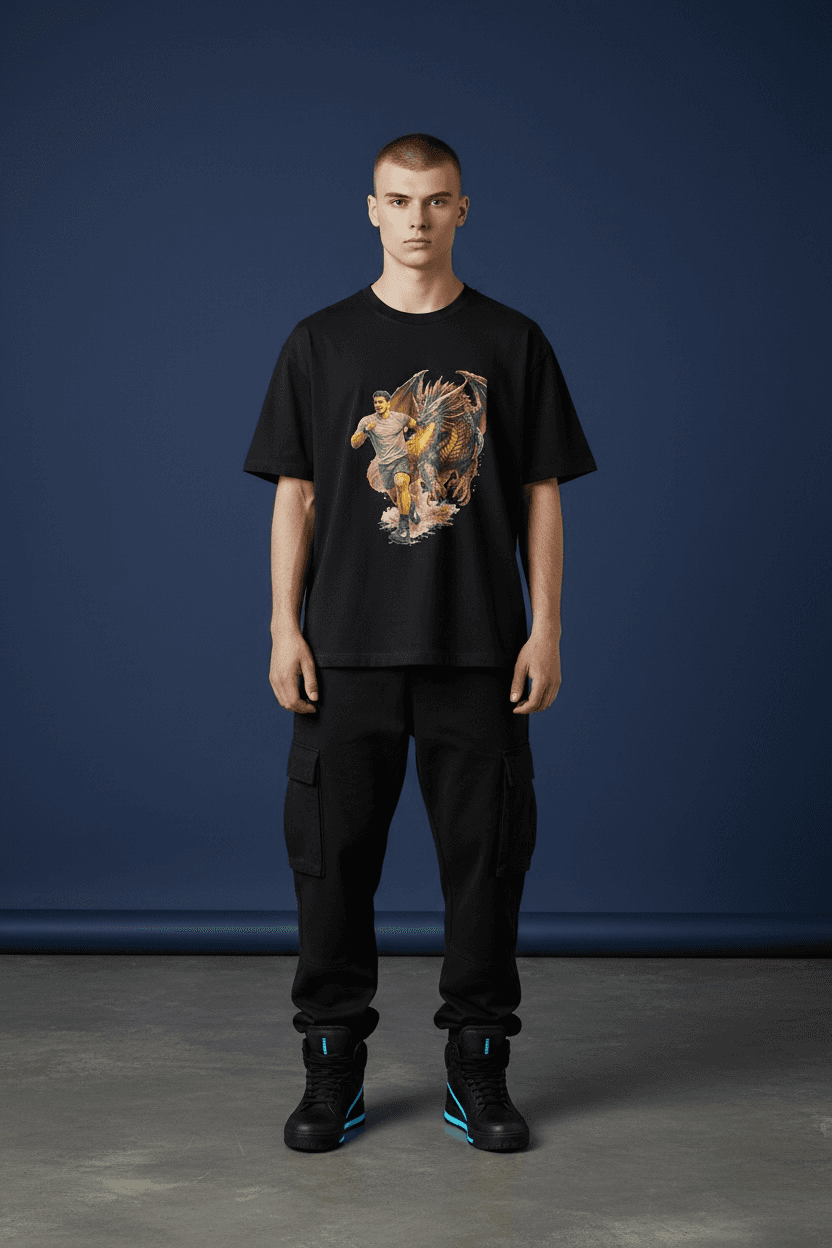 DEPÜ // RUN THE BEAST TEE customer fit 3