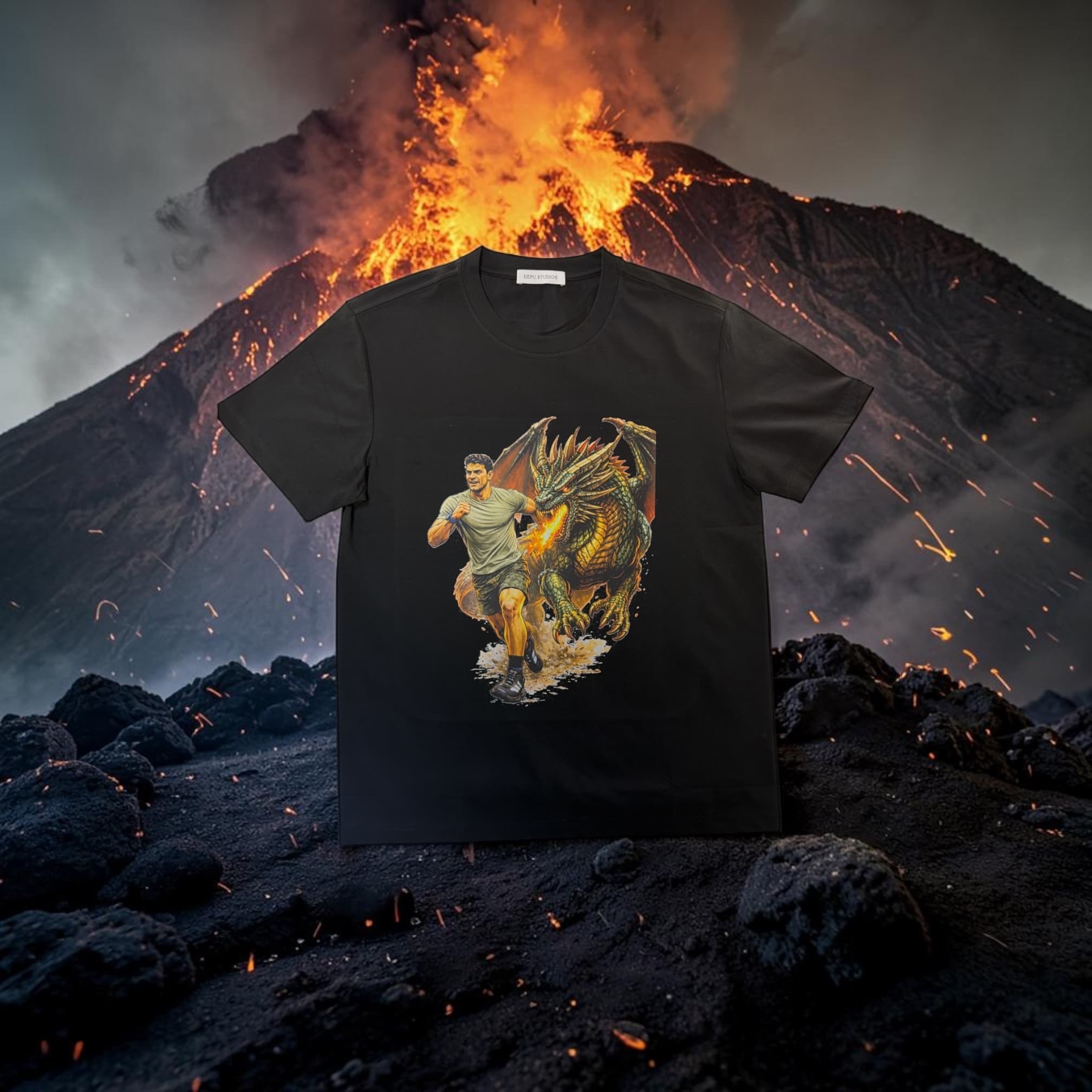 DEPÜ // RUN THE BEAST TEE customer fit 1