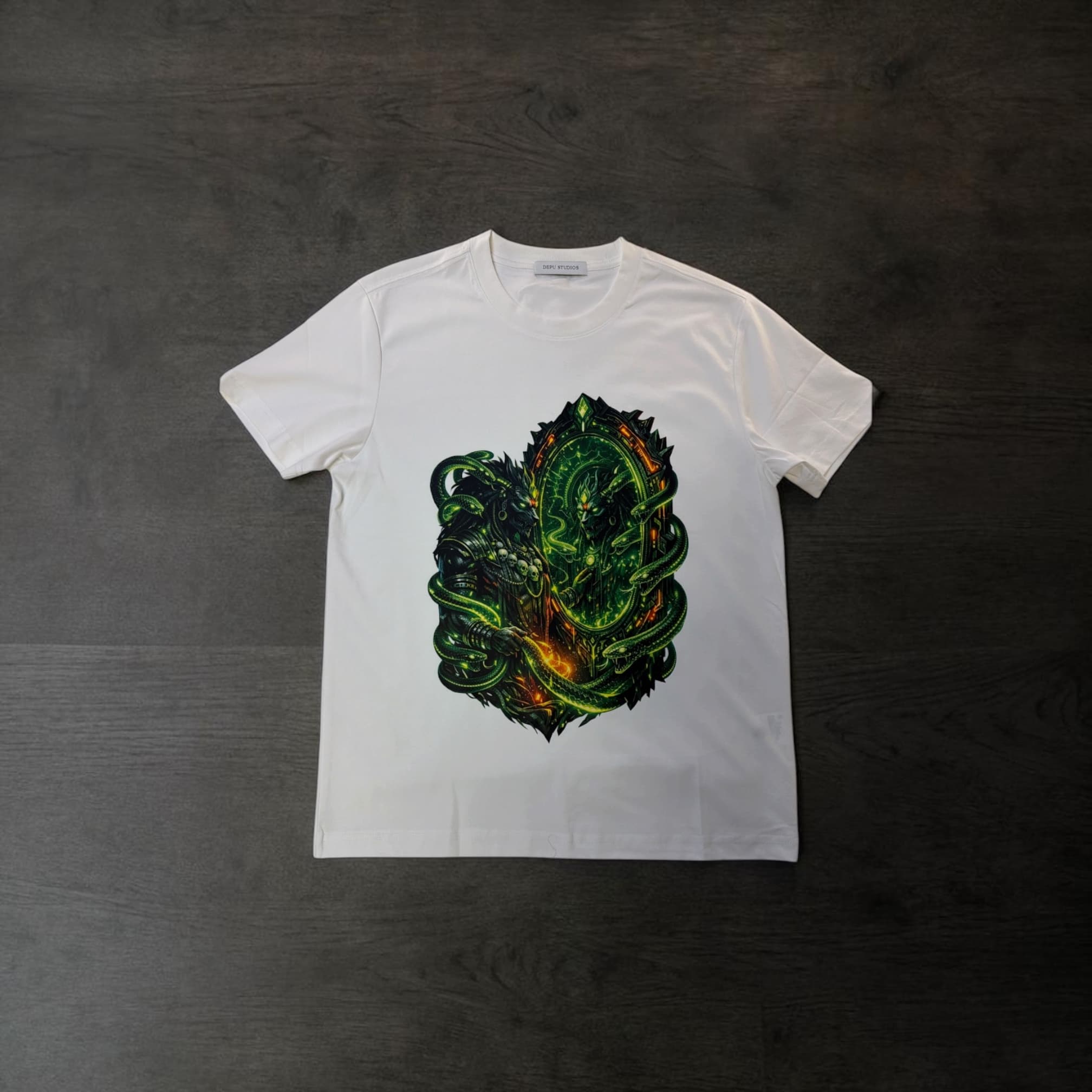DEPÜ // SERPENT MIRROR TEE customer fit 1