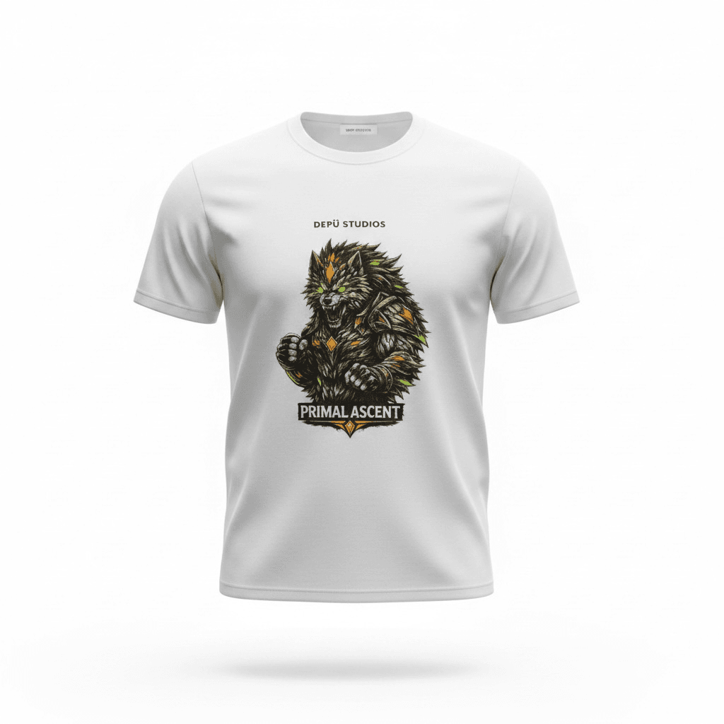 PRIMAL ASCENT — Alpha Evolution Tee (White Edition) customer fit 1