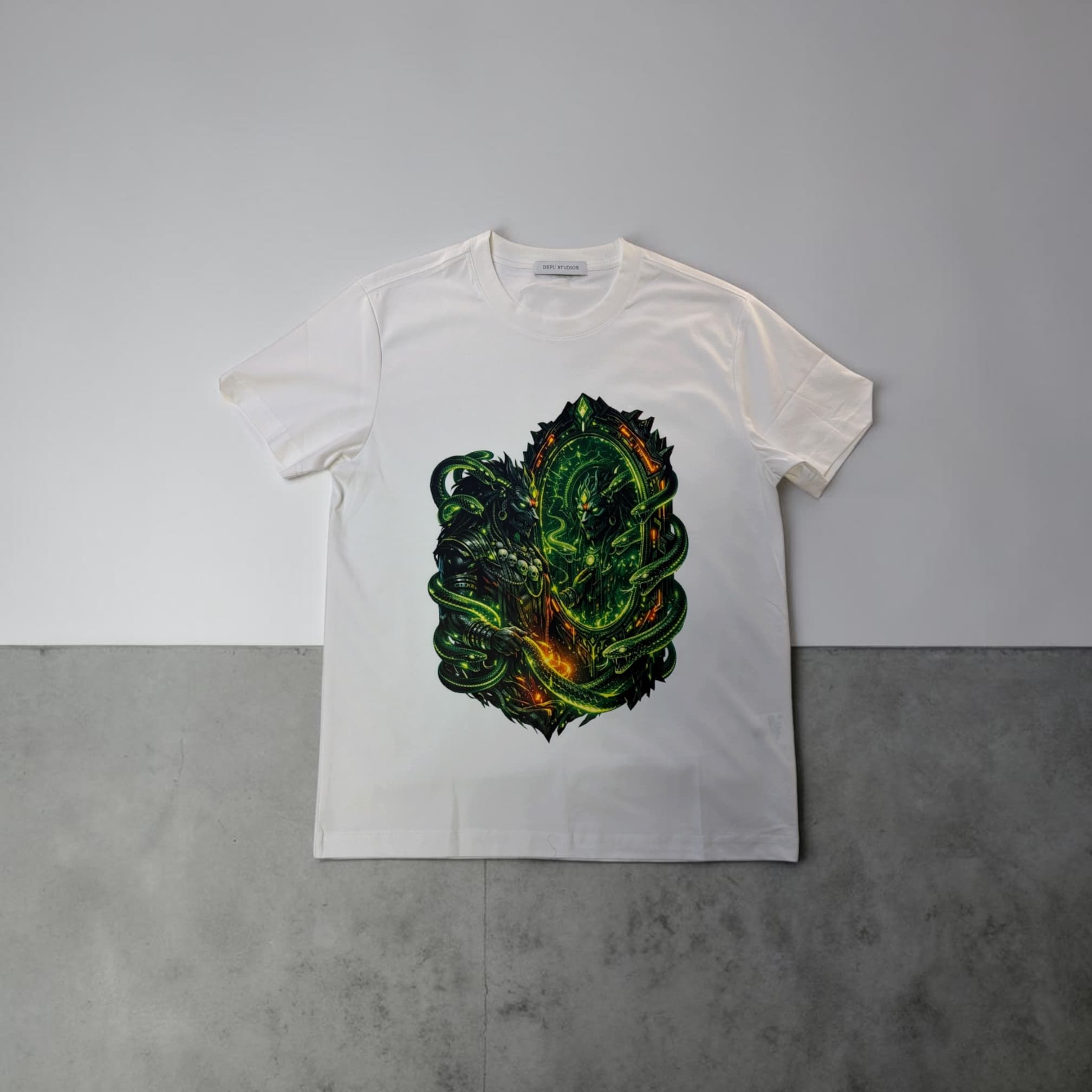 DEPÜ // SERPENT MIRROR TEE customer fit 2