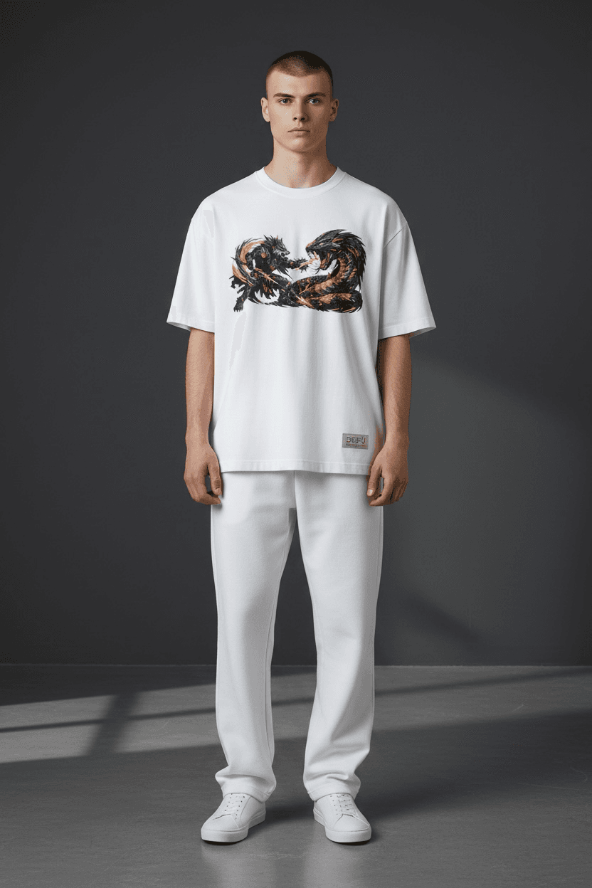 SERPENT WAR — Alpha vs Venom Tee (Sand Edition) customer fit 2